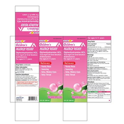 4 (Diphenhydramine HCl Oral Solution 8oz Final Carton)
